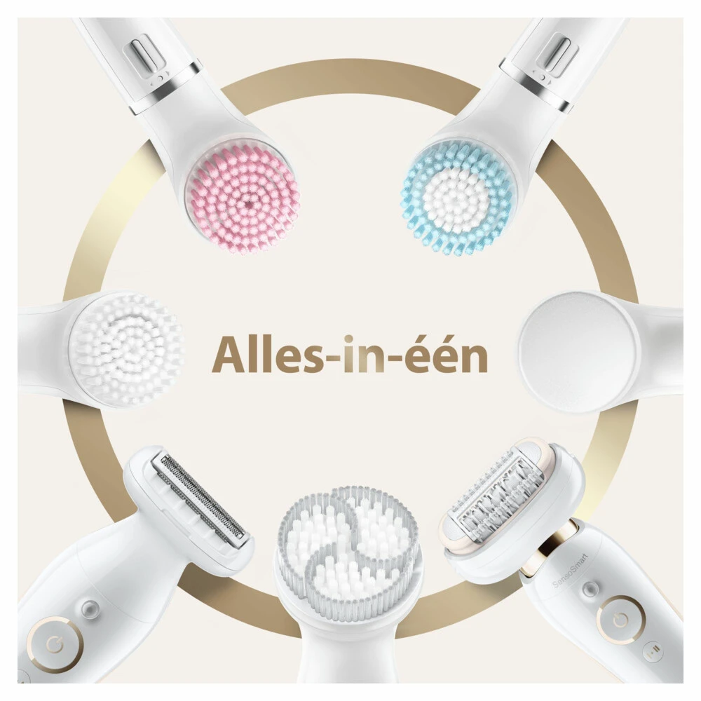 Braun Epilator Silk-épil 9 Flex 9-100 Beautyset Wit / Goud 3 Braun Epilator Silk-épil 9 Flex 9-100 Beautyset Wit / Goud - Afbeelding 3