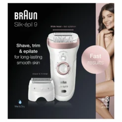 Braun Epilator Silk-épil 9 9-720 Wit / Roségoud