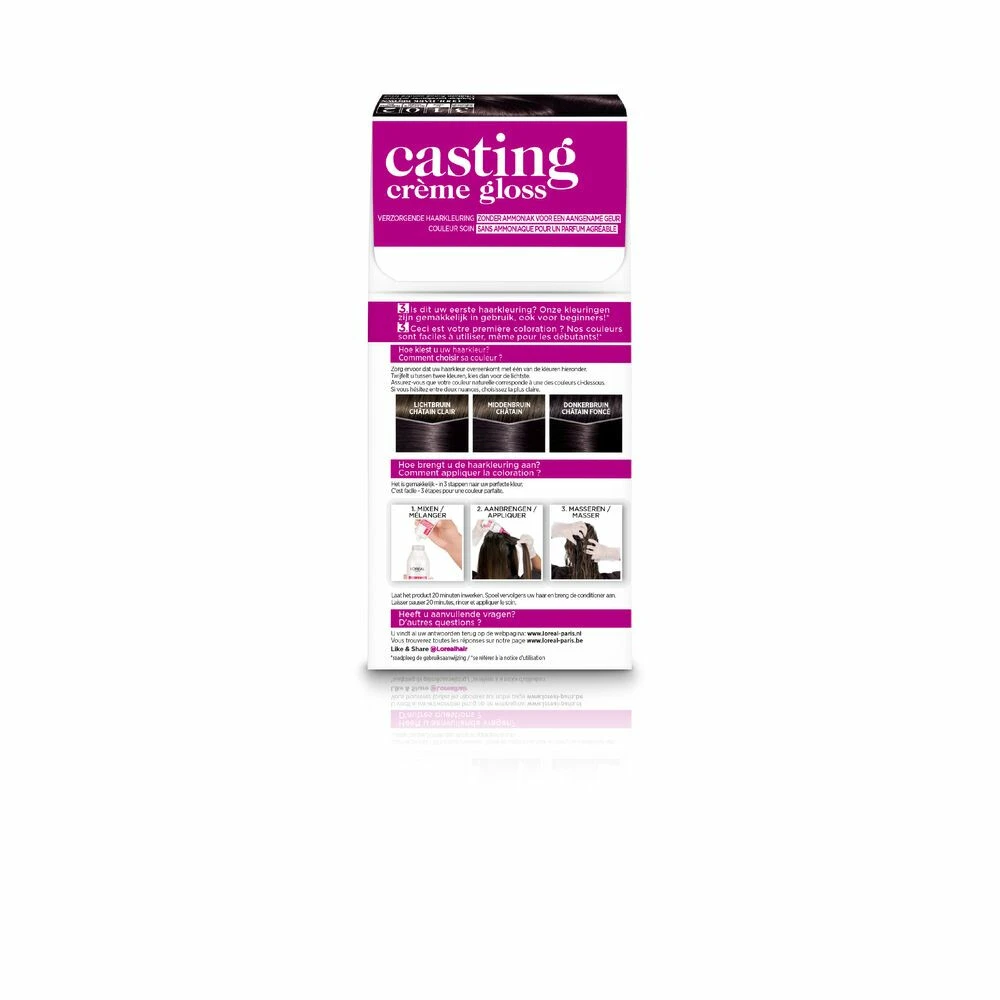 L'Oreal Lu0027Oréal Casting Crème Gloss Haarkleuring 3102 - Cool Dark Brown 2 L'Oreal Lu0027Oréal Casting Crème Gloss Haarkleuring 3102 - Cool Dark Brown - Afbeelding 2