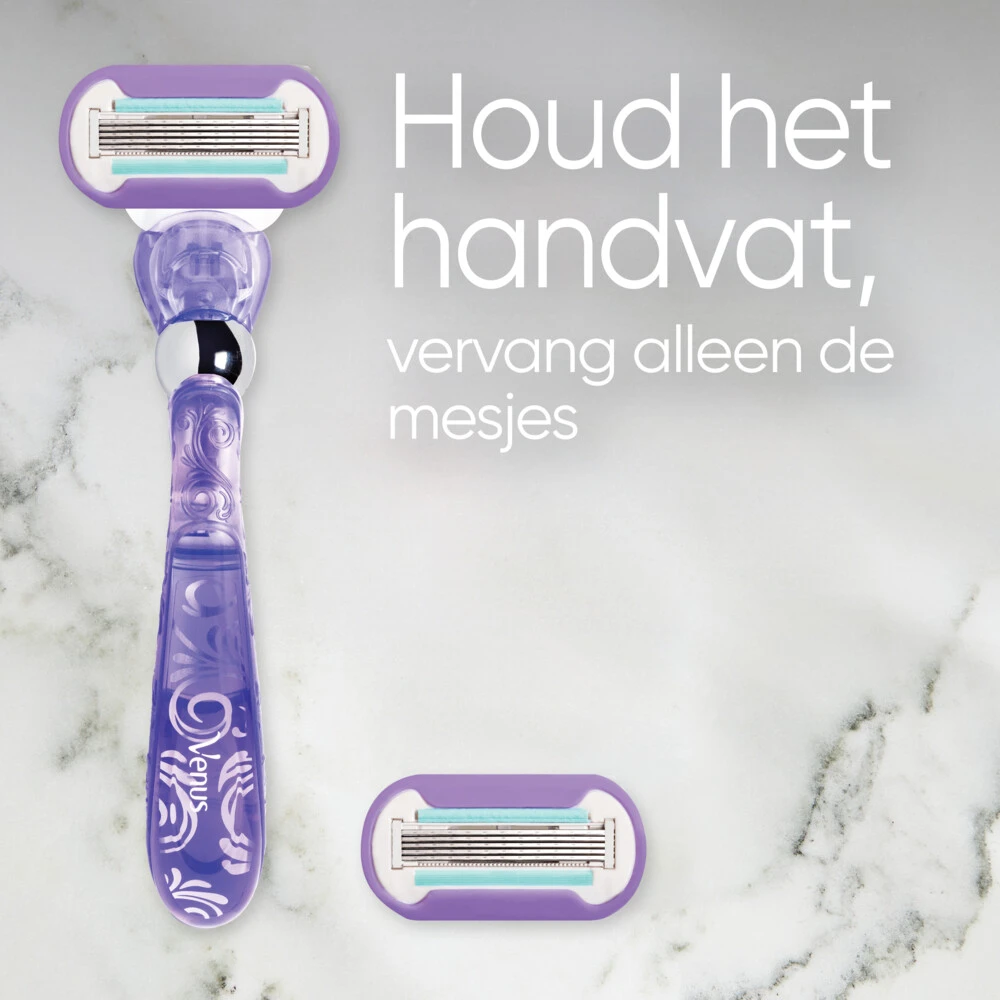 Gillette Venus Scheermesjes 1-Up Venus Swirl 4 Gillette Venus Scheermesjes 1-Up Venus Swirl - Afbeelding 4