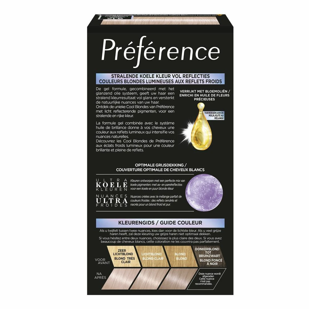L'Oreal Lu0027Oréal Preference Haarkleuring 9.12 Siberia - Cool Blondes 3 L'Oreal Lu0027Oréal Preference Haarkleuring 9.12 Siberia - Cool Blondes - Afbeelding 3
