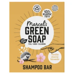 3x Marcelu0027s Green Soap Shampoobar Vanilla & Cherry Blossom