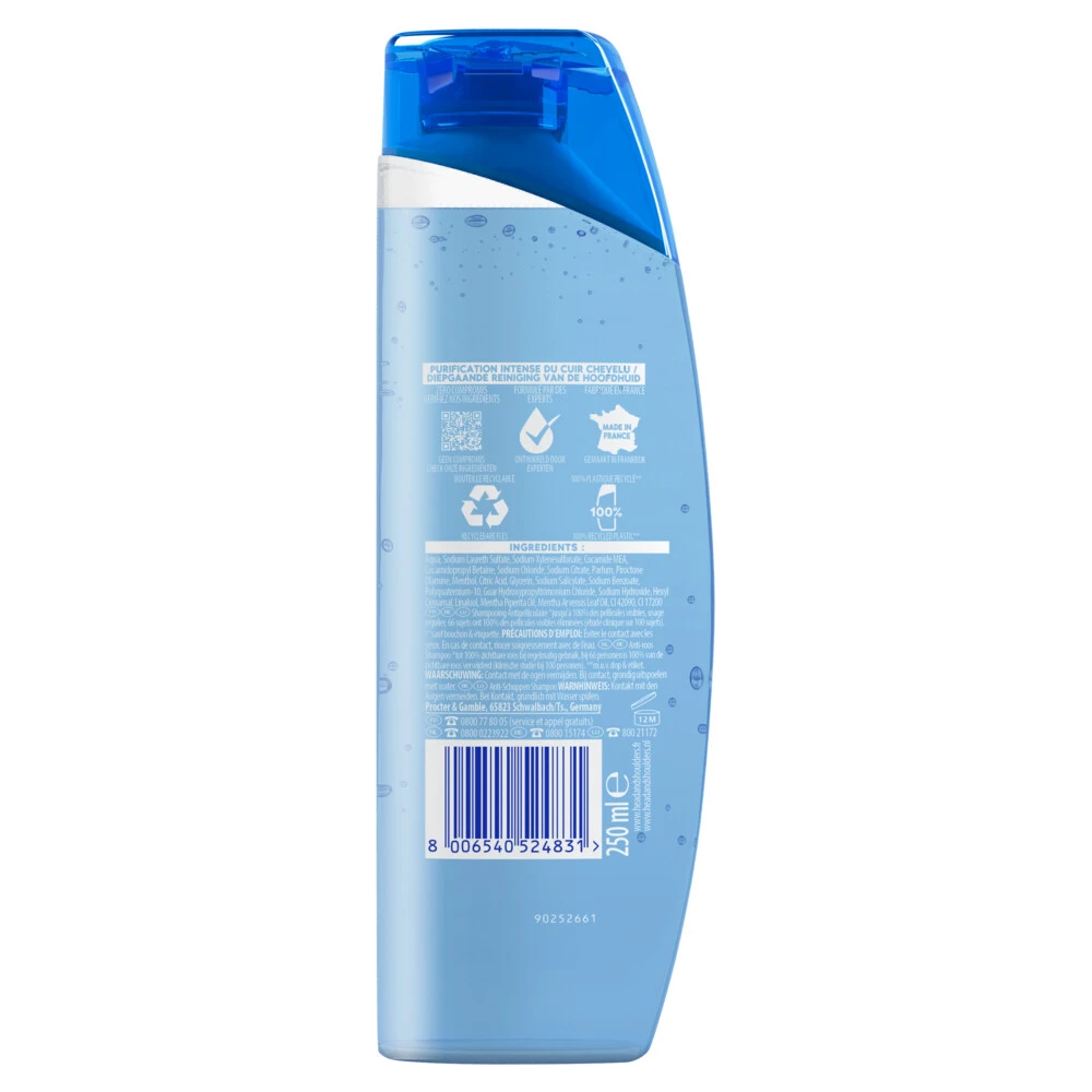 6x Head & Shoulders Pure Intense Shampoo 2 6x Head & Shoulders Pure Intense Shampoo - Afbeelding 2