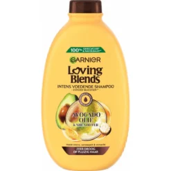 6x Garnier Loving Blends Avocado Olie & Shea Boter Shampoo