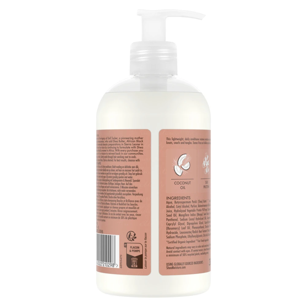 Shea Moisture Coconut & Hibiscus Curl & Shine Conditioner 2 Shea Moisture Coconut & Hibiscus Curl & Shine Conditioner - Afbeelding 2