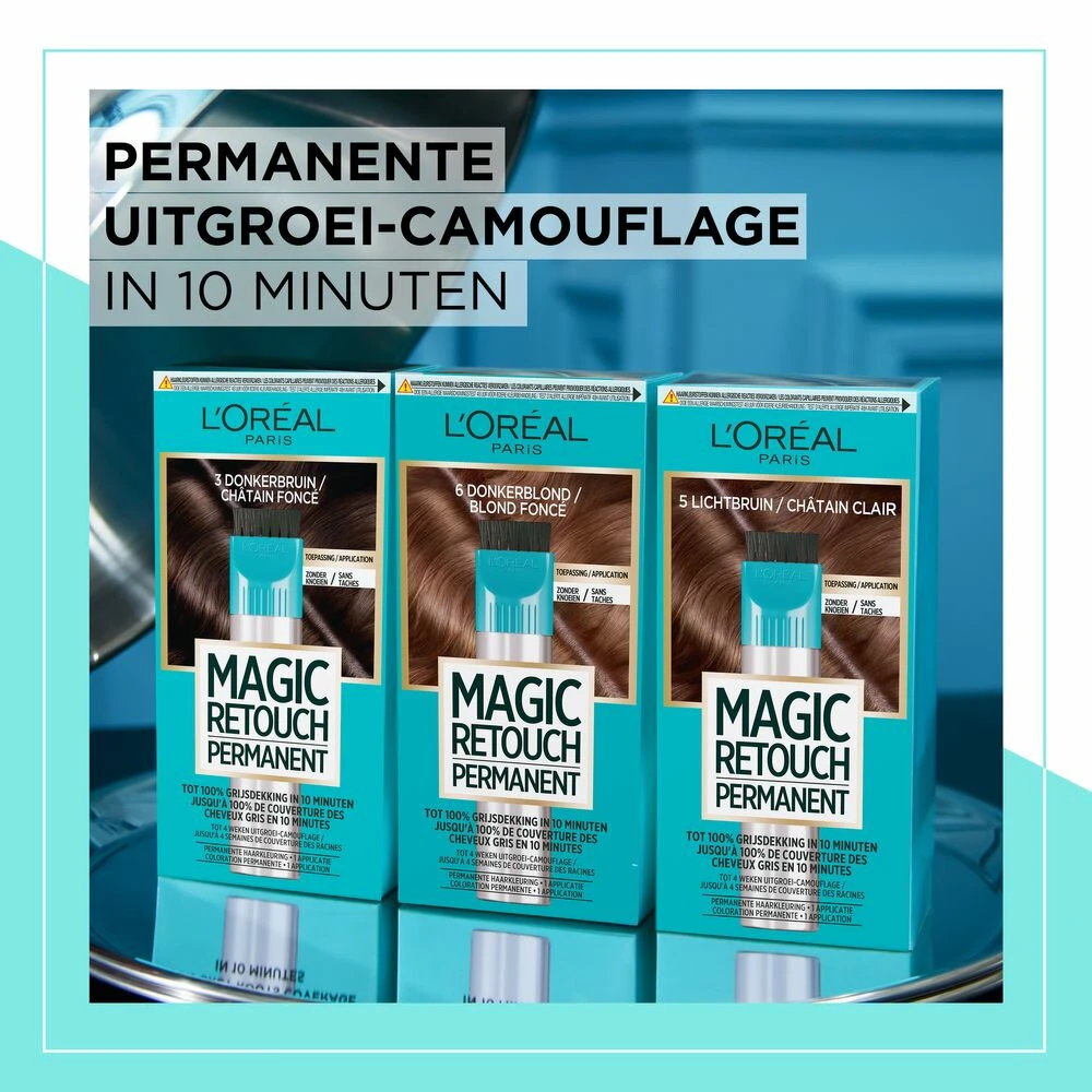 L'Oreal Lu0027Oréal Magic Retouch 3 Donkerbruin 3 L'Oreal Lu0027Oréal Magic Retouch 3 Donkerbruin - Afbeelding 3