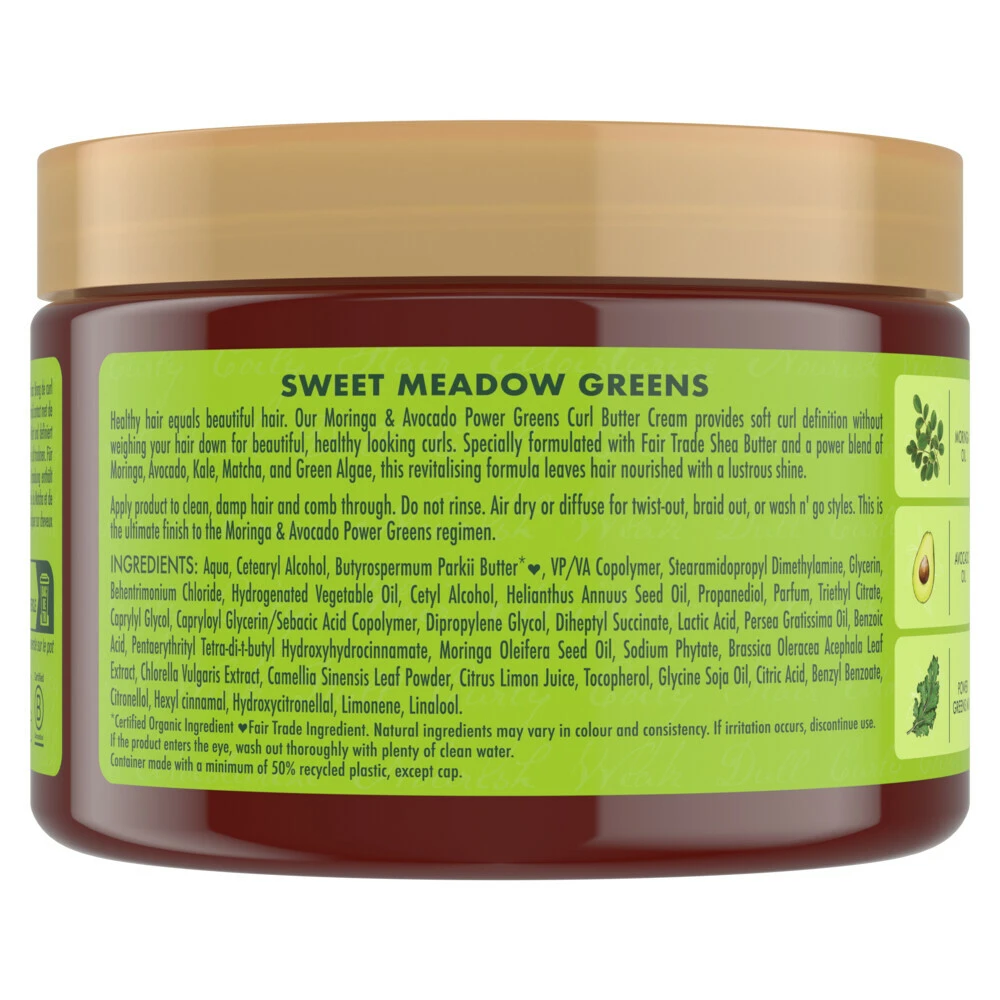 Shea Moisture Curl Butter Cream Power Greens 2 Shea Moisture Curl Butter Cream Power Greens - Afbeelding 2