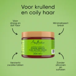Shea Moisture Curl Butter Cream Power Greens 6 Shea Moisture Curl Butter Cream Power Greens -Aanbiedingen Zorg Mooi Winkel 1061988 3