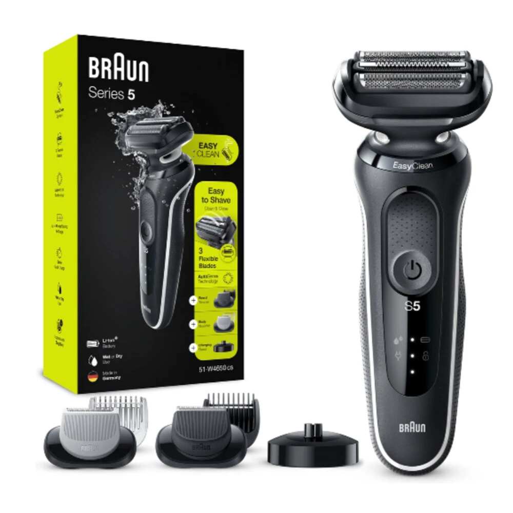 Braun Scheerapparaat Series 5 51-W4650cs Wit 1 Braun Scheerapparaat Series 5 51-W4650cs Wit
