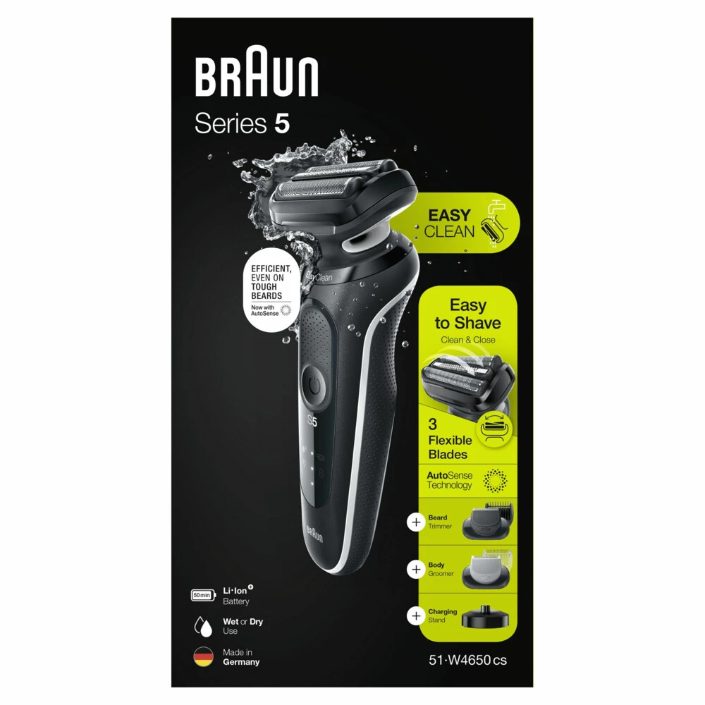 Braun Scheerapparaat Series 5 51-W4650cs Wit 6 Braun Scheerapparaat Series 5 51-W4650cs Wit - Afbeelding 6