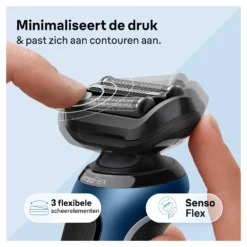 Braun Elektrisch Scheerapparaat Series 6 61-B1000s Blauw -Aanbiedingen Zorg Mooi Winkel 1072831 3