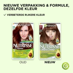 Garnier Nutrisse Crème 45 - Mahoniebruin -Aanbiedingen Zorg Mooi Winkel 132108 4