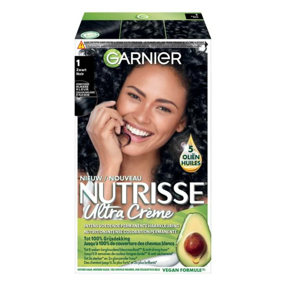 Garnier Nutrisse Crème 10 Black Olive 1 Garnier Nutrisse Crème 10 Black Olive