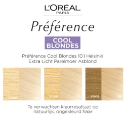 L'Oreal Lu0027Oréal Preference Haarkleuring 10.1 Helsinki - Cool Blondes -Aanbiedingen Zorg Mooi Winkel 715407 4