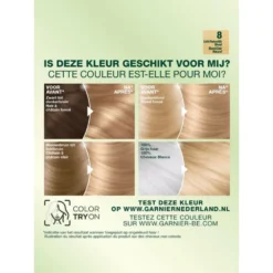 Garnier Nutrisse Creme Haarverf 80 - Licht Natuurlijk Blond -Aanbiedingen Zorg Mooi Winkel 754906 3