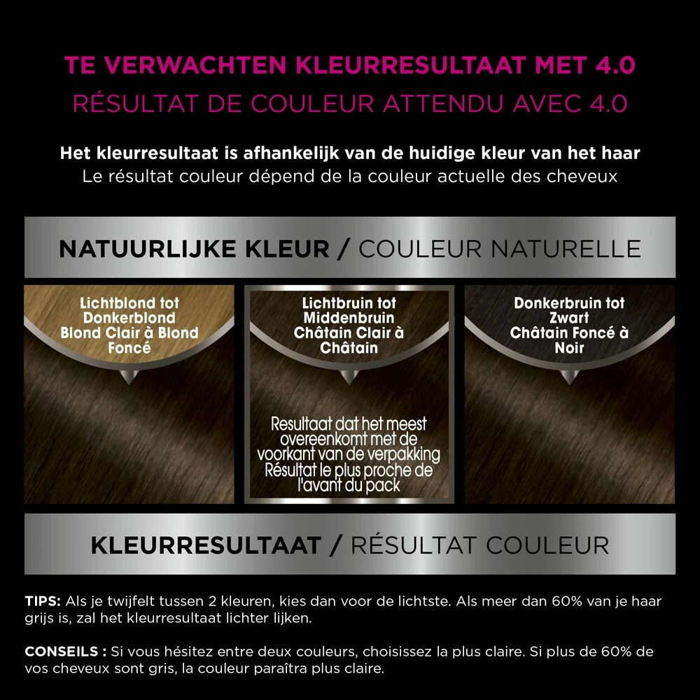 Garnier Olia Haarverf 4.0 - Donkerbruin 4 Garnier Olia Haarverf 4.0 - Donkerbruin - Afbeelding 4