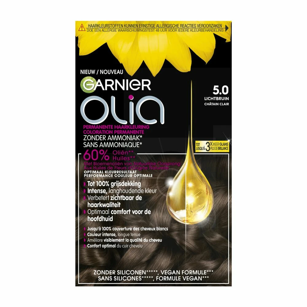 Garnier Olia Haarverf 5.0 - Bruin 1 Garnier Olia Haarverf 5.0 - Bruin