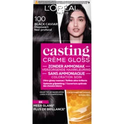 L'Oreal Lu0027Oréal Casting Crème Gloss Haarkleuring 100 Black Caviar - Diepzwart