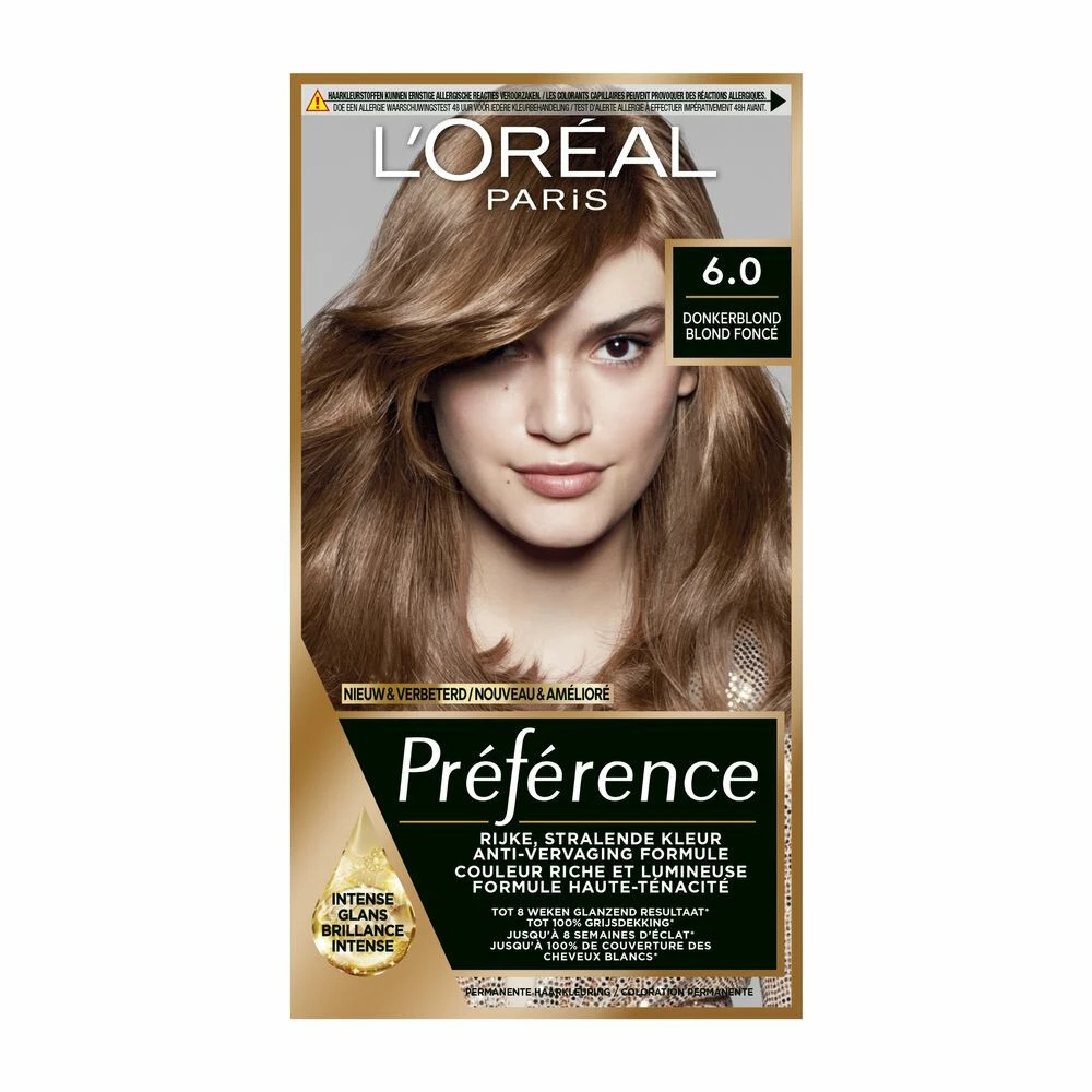 L'Oreal Lu0027Oréal Preference Haarkleuring 06 Ombrie - Donkerblond 1 L'Oreal Lu0027Oréal Preference Haarkleuring 06 Ombrie - Donkerblond