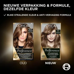 L'Oreal Lu0027Oréal Preference Haarkleuring 06 Ombrie - Donkerblond 6 L'Oreal Lu0027Oréal Preference Haarkleuring 06 Ombrie - Donkerblond -Aanbiedingen Zorg Mooi Winkel 974935 3