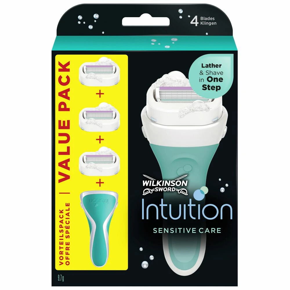 Wilkinson Woman Scheermes Voordeelverpakking Intuition Sensitive Care 1 Wilkinson Woman Scheermes Voordeelverpakking Intuition Sensitive Care
