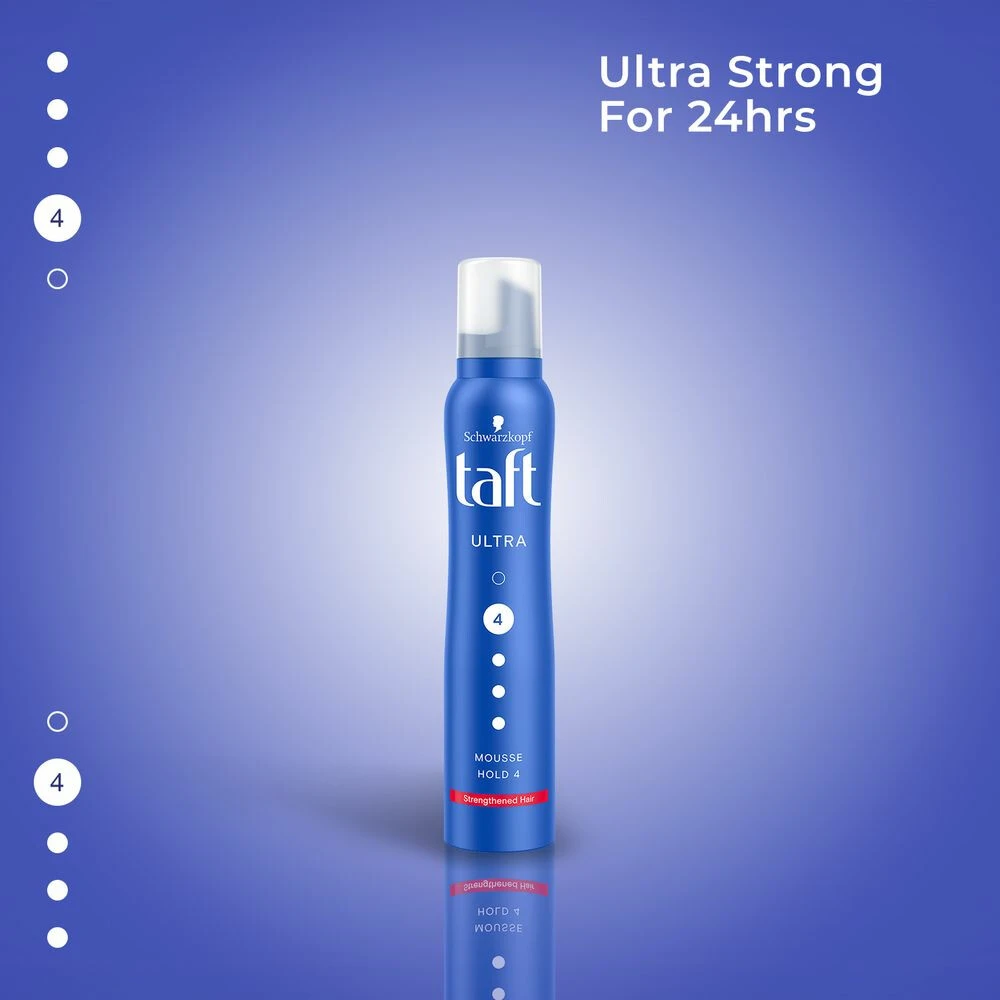 6x Taft Mousse Ultra Strong 2 6x Taft Mousse Ultra Strong - Afbeelding 2