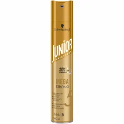 6x Junior Haarspray Mega Strong